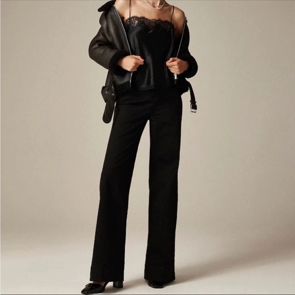 J. Crew Black Flare & Wide Leg Jeans - Picture 1 of 10